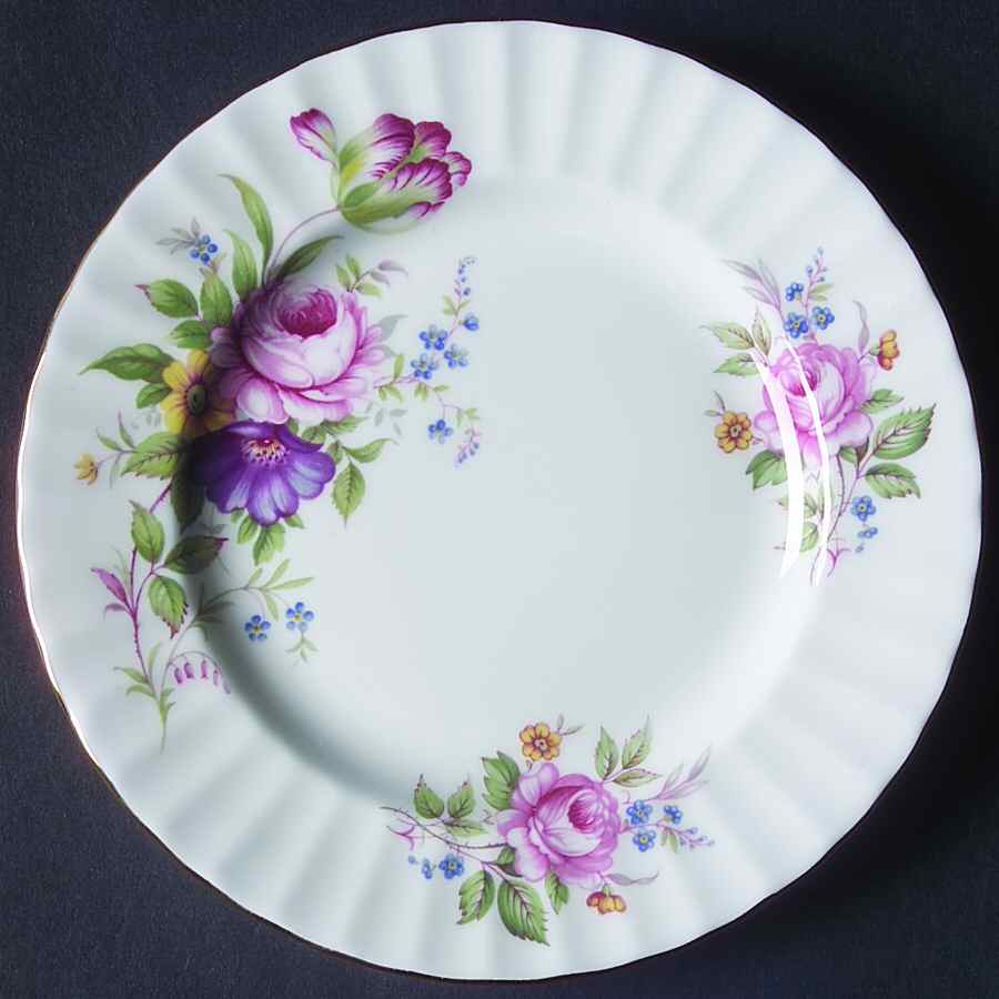English Garden (Sapphire Shape) Bread & Butter Plate by Duchess-1