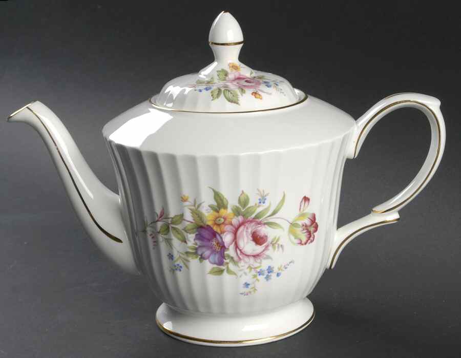 English Garden (Sapphire Shape) Teapot & Lid by Duchess-1