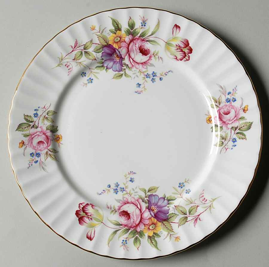 English Garden (Sapphire Shape) Salad Plate by Duchess-1