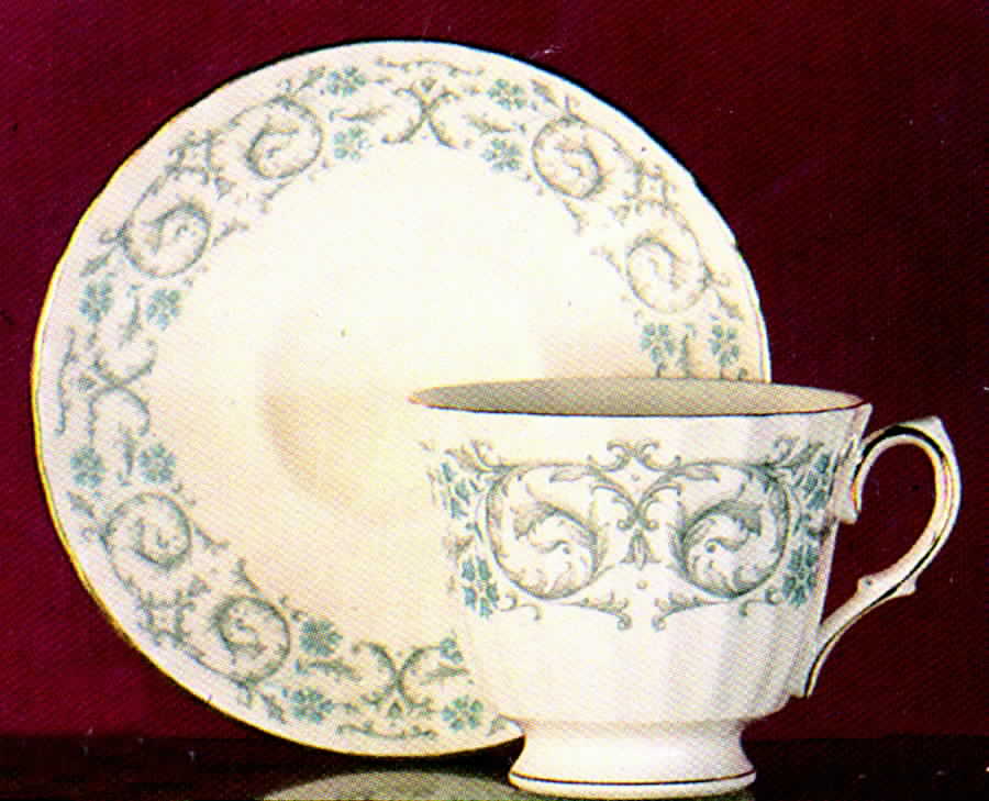 Beverly Footed Cup & Saucer Set by Duchess-1