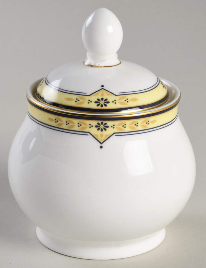 Avebury Sugar Bowl & Lid by Doulton & Co-1