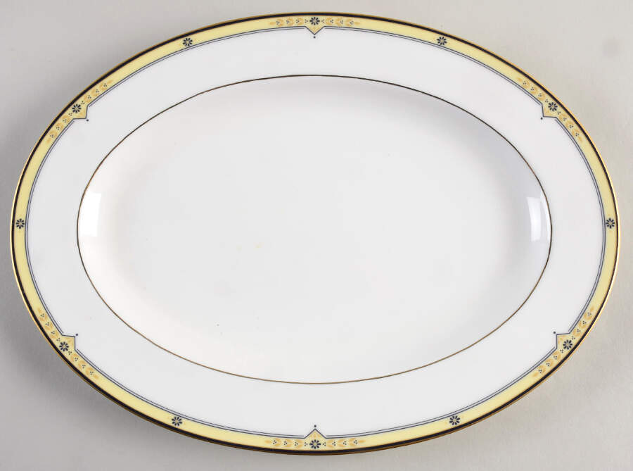 Avebury 14" Oval Serving Platter by Doulton & Co-1