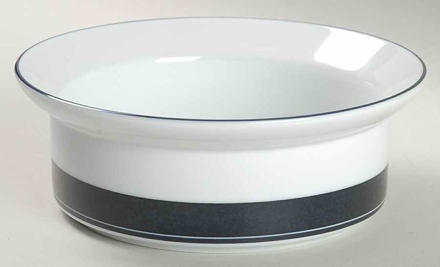 Adagio Blue (Sri Lanka) Rim Cereal Bowl by Dansk-1