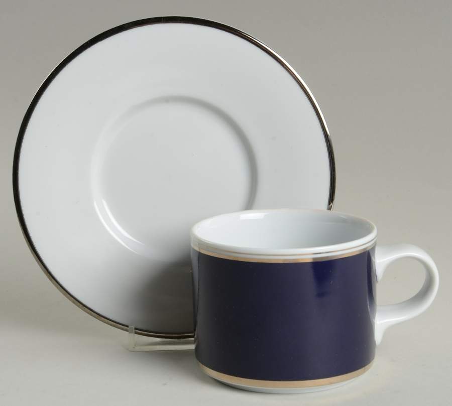 Fortissimo Flat Cup & Saucer Set by Dansk-1