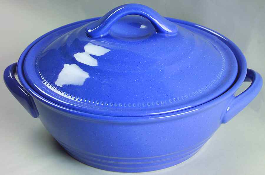 Craft Colors Blueberry 2 Qt Round Covered Casserole by Dansk-1