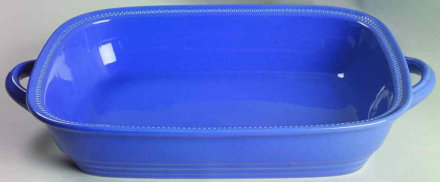 Craft Colors Blueberry 14" Rectangular Baker by Dansk-1