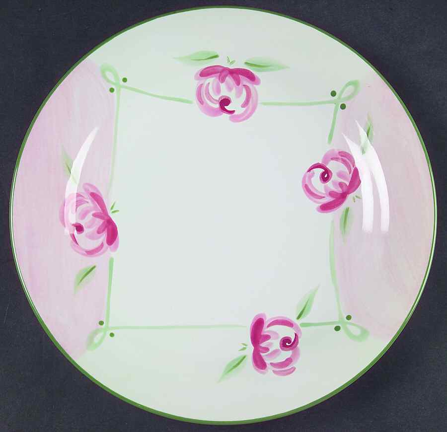 Rumba Rose Dinner Plate by Dansk-1