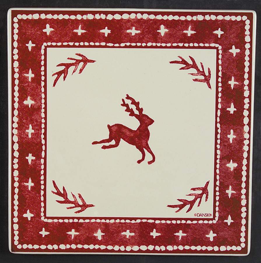 Nordic Knits Red Trivet by Dansk-1