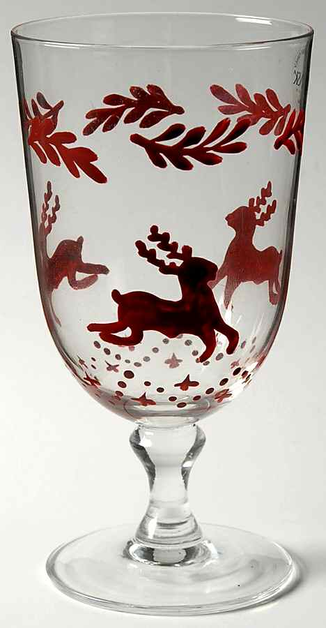 Nordic Knits Red 12 Oz Glassware Iced Tea by Dansk-1