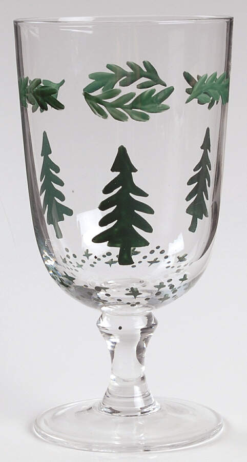 Nordic Knits Green Glassware Goblet by Dansk-1
