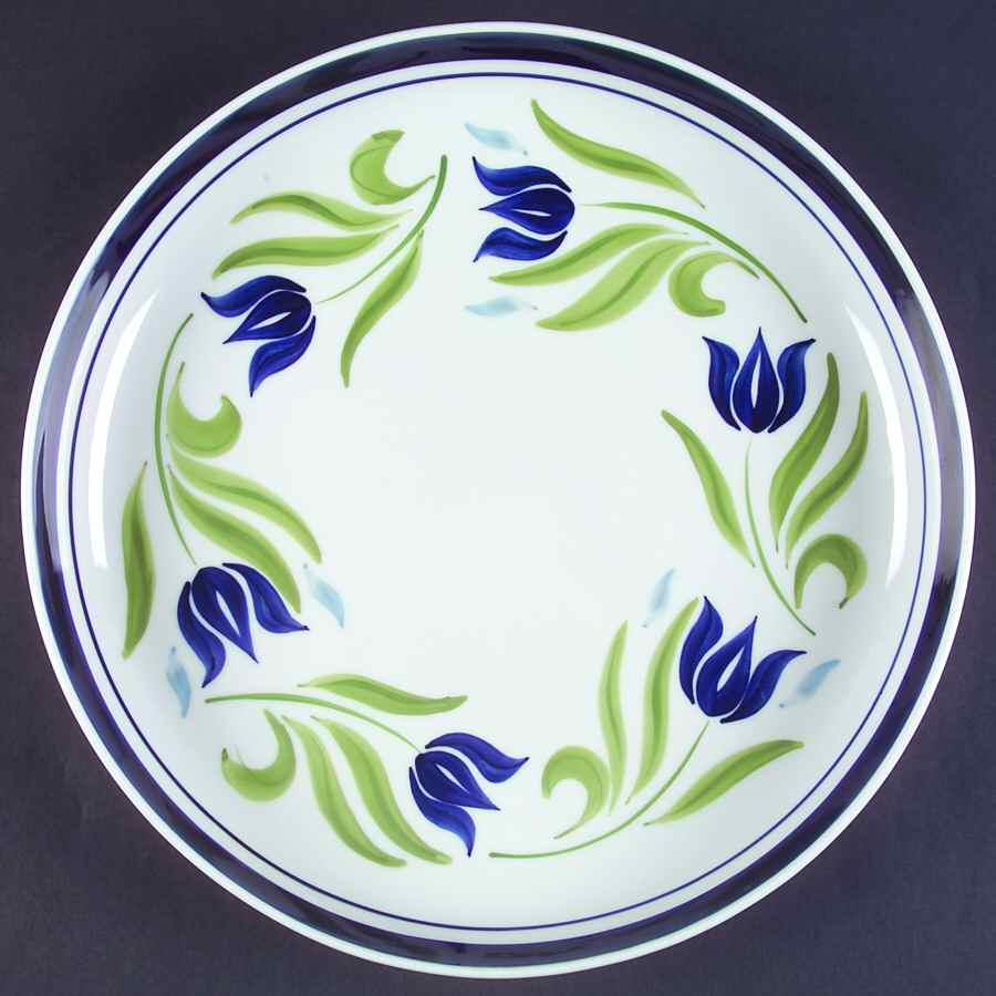 Leiden Deep Round Platter by Dansk-1