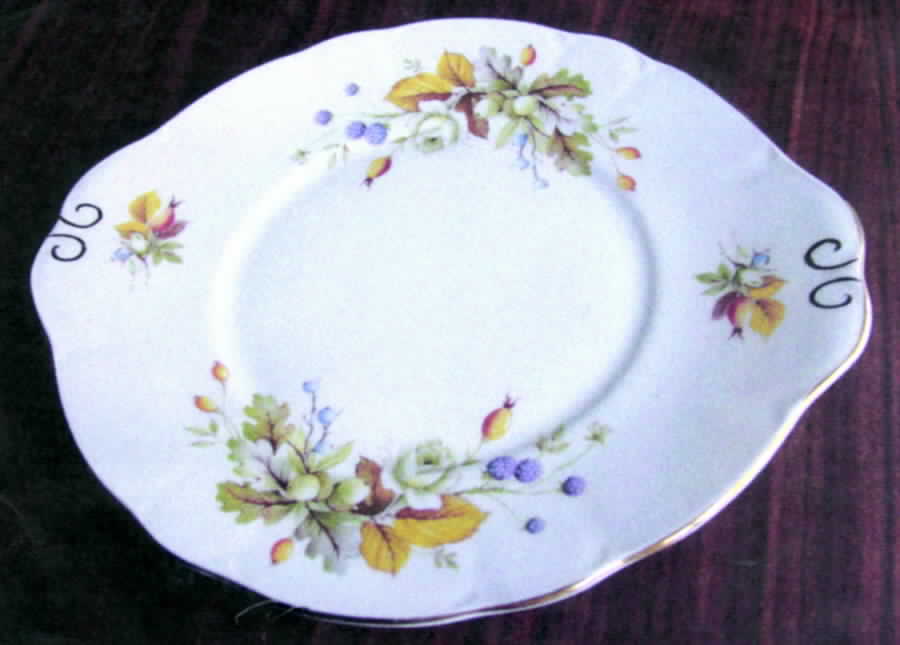 Autumn Handled Cake Plate by Duchess-1