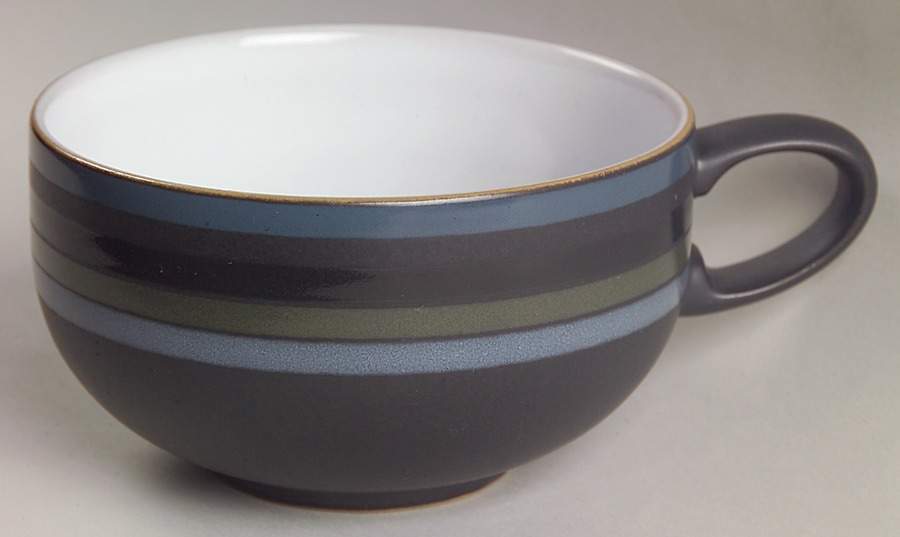 Jet Stripes Flat Cup by Denby-Langley-1