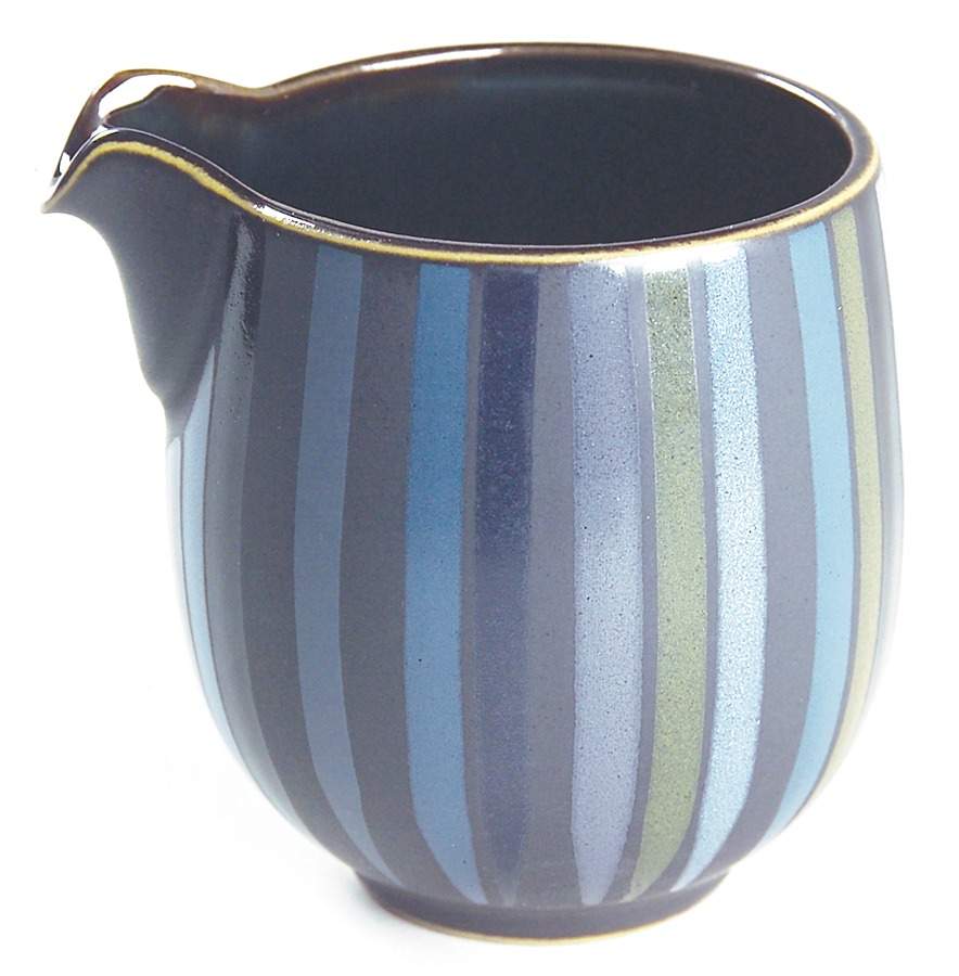 Jet Stripes Creamer by Denby-Langley-1