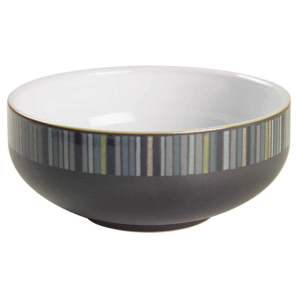 Jet Stripes Soup/Cereal Bowl by Denby-Langley-1