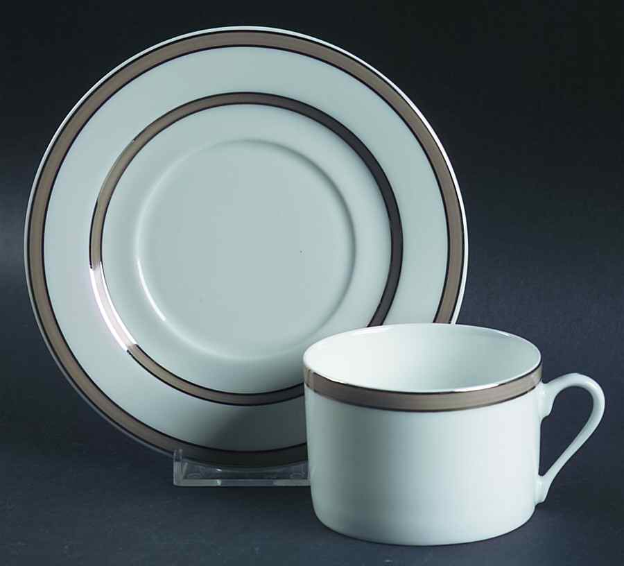 Artica Flat Cup & Saucer Set by Philippe Deshoulieres-1