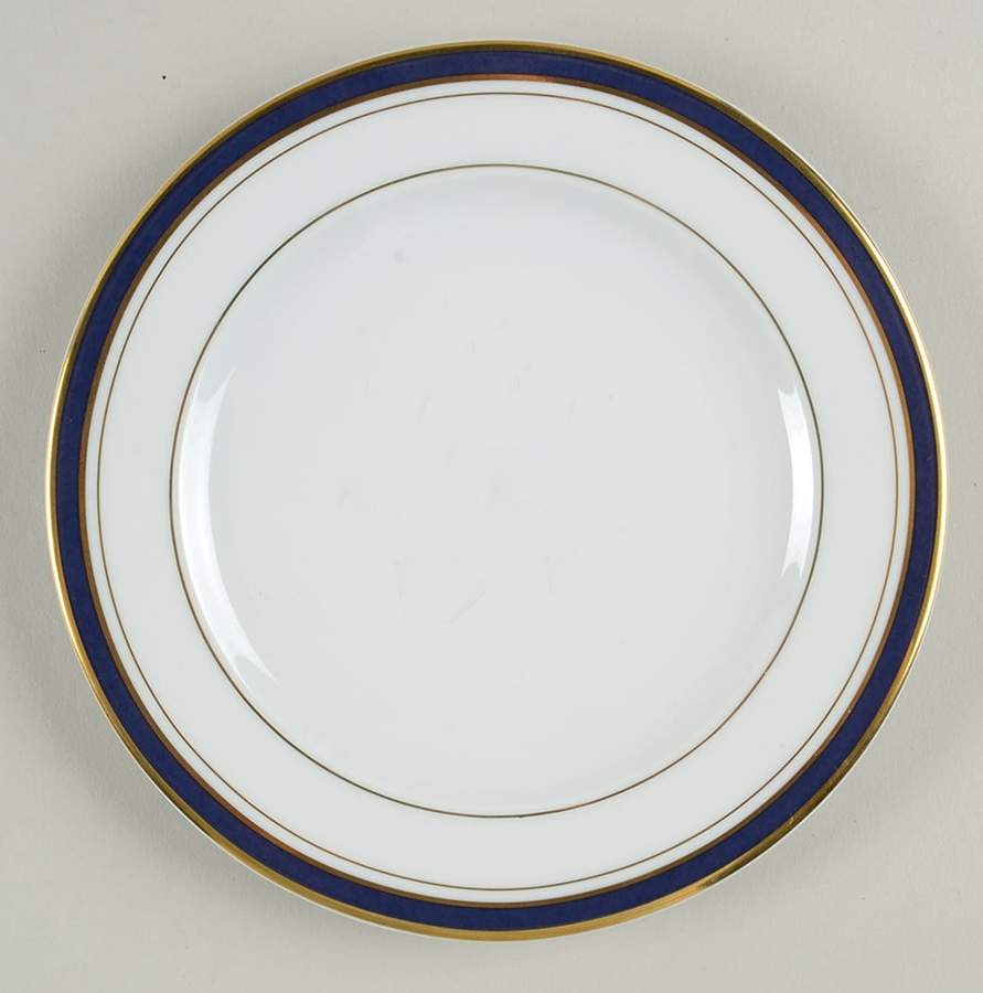 Imperial Blue Bread & Butter Plate by Philippe Deshoulieres-1