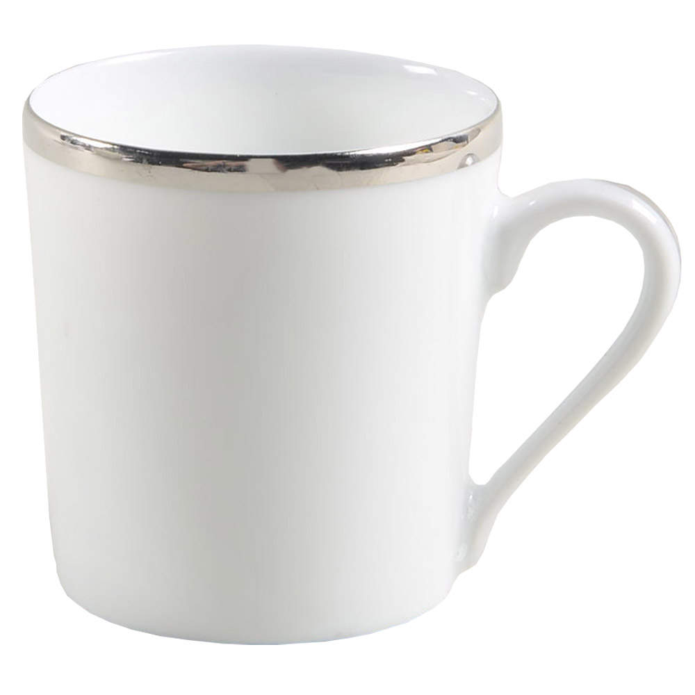 Senat Platinum Flat Demitasse Cup by Philippe Deshoulieres-1