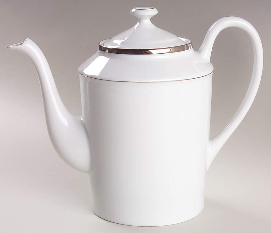 Senat Platinum Coffee Pot & Lid by Philippe Deshoulieres-1