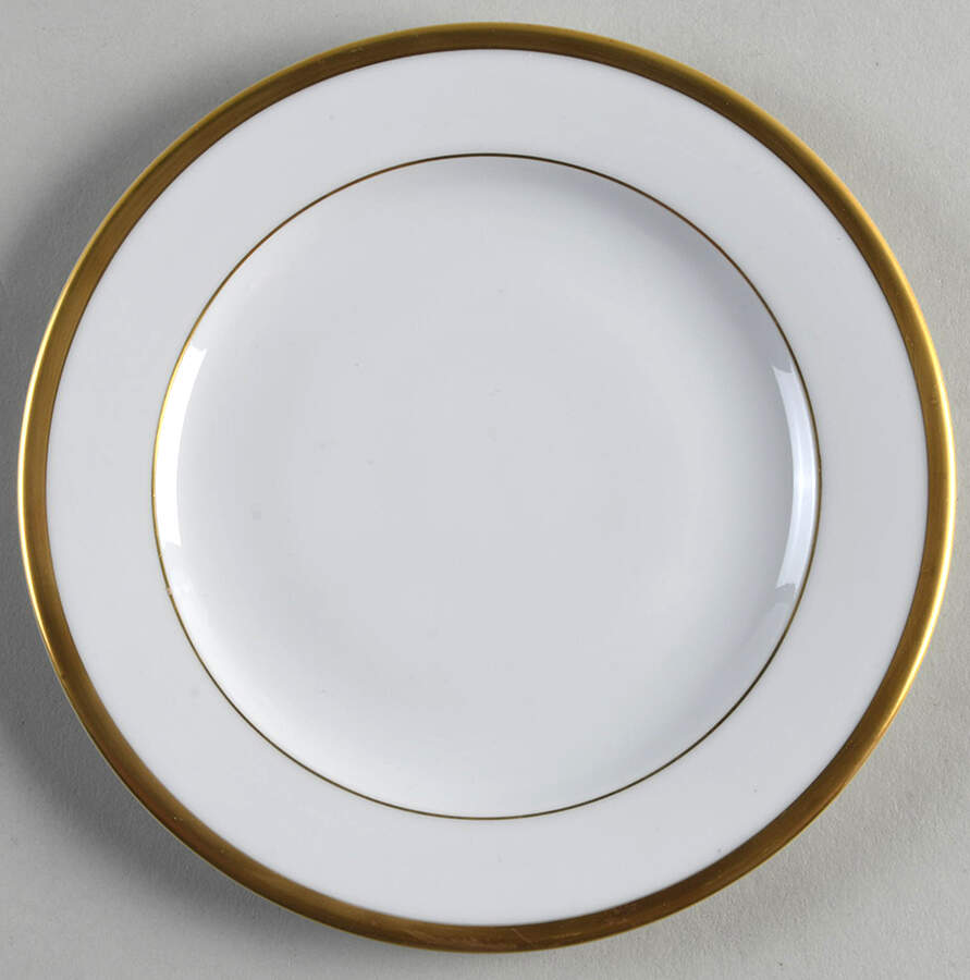 Senat Gold Bread & Butter Plate by Philippe Deshoulieres-1
