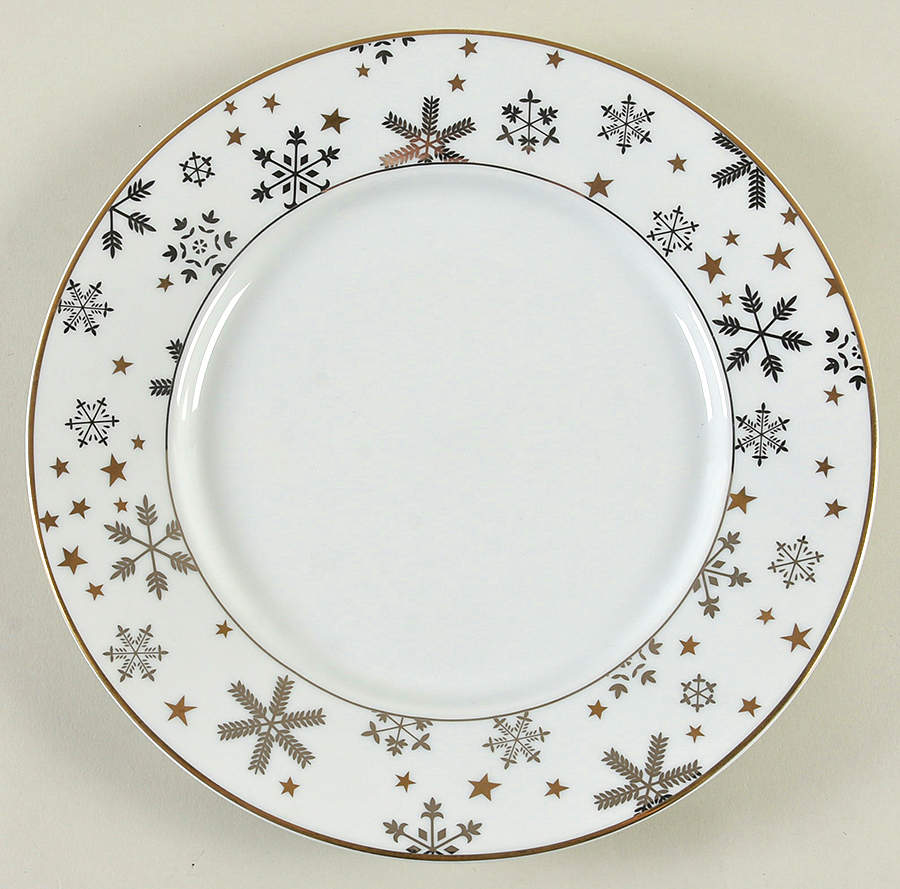 Snowflake Dinner Plate by Philippe Deshoulieres-1