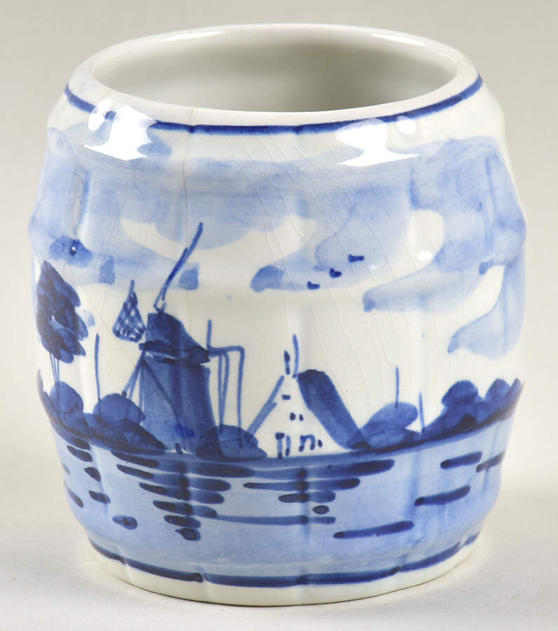 Delft Blue Toothpick Holder by Dutch American Import Company-1