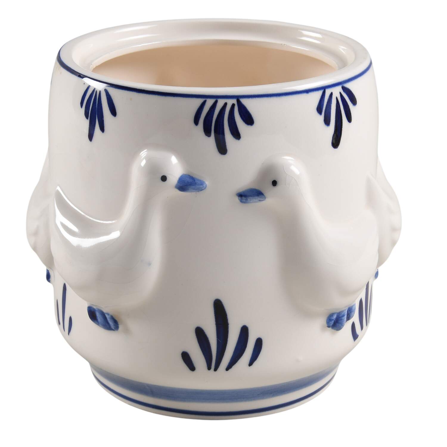 Delft Blue Large Canister No Lid by Dutch American Import Company-1