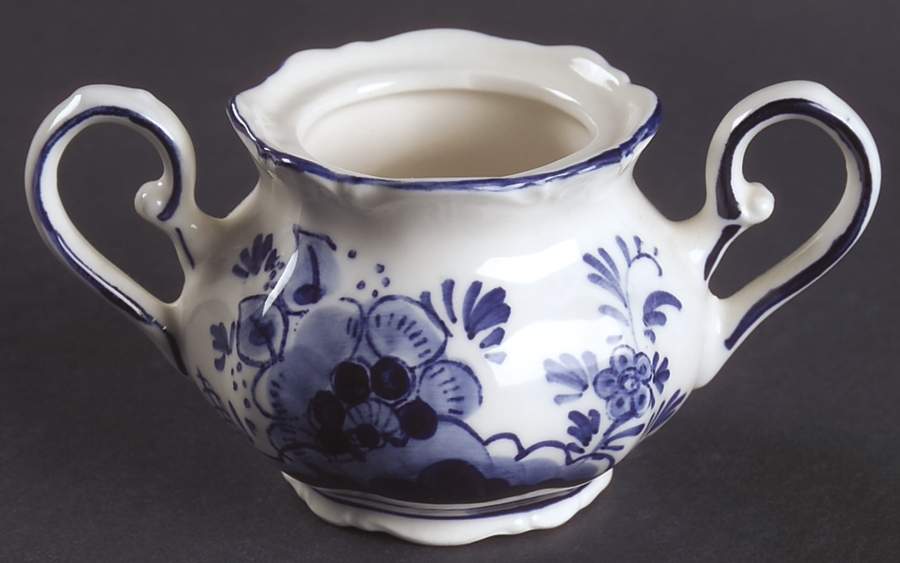 Delft Blue Mini Sugar Bowl No Lid by Dutch American Import Company-1