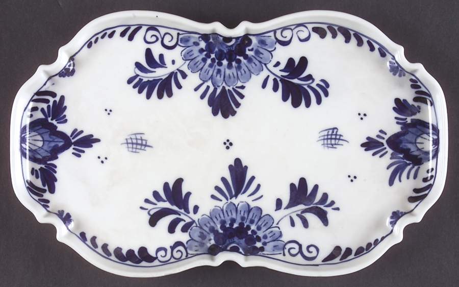 Delft Blue Tray for 6 Pc Mini Coffee Set by Dutch American Import Company-1