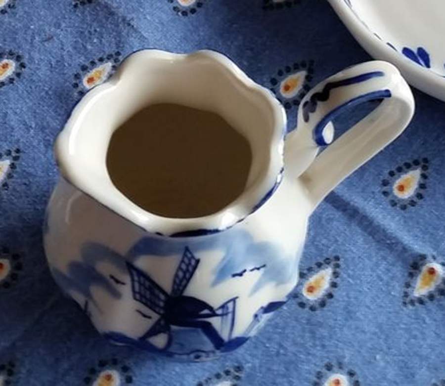 Delft Blue Mini Creamer by Dutch American Import Company-1