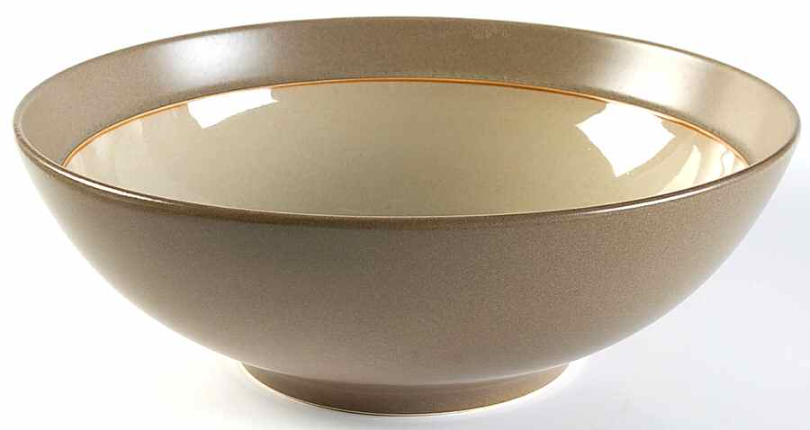 Solara Sand 11" Round Vegetable Bowl by Dansk-1