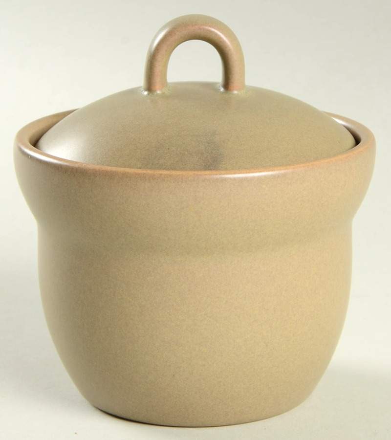 Solara Sand Sugar Bowl & Lid by Dansk-1