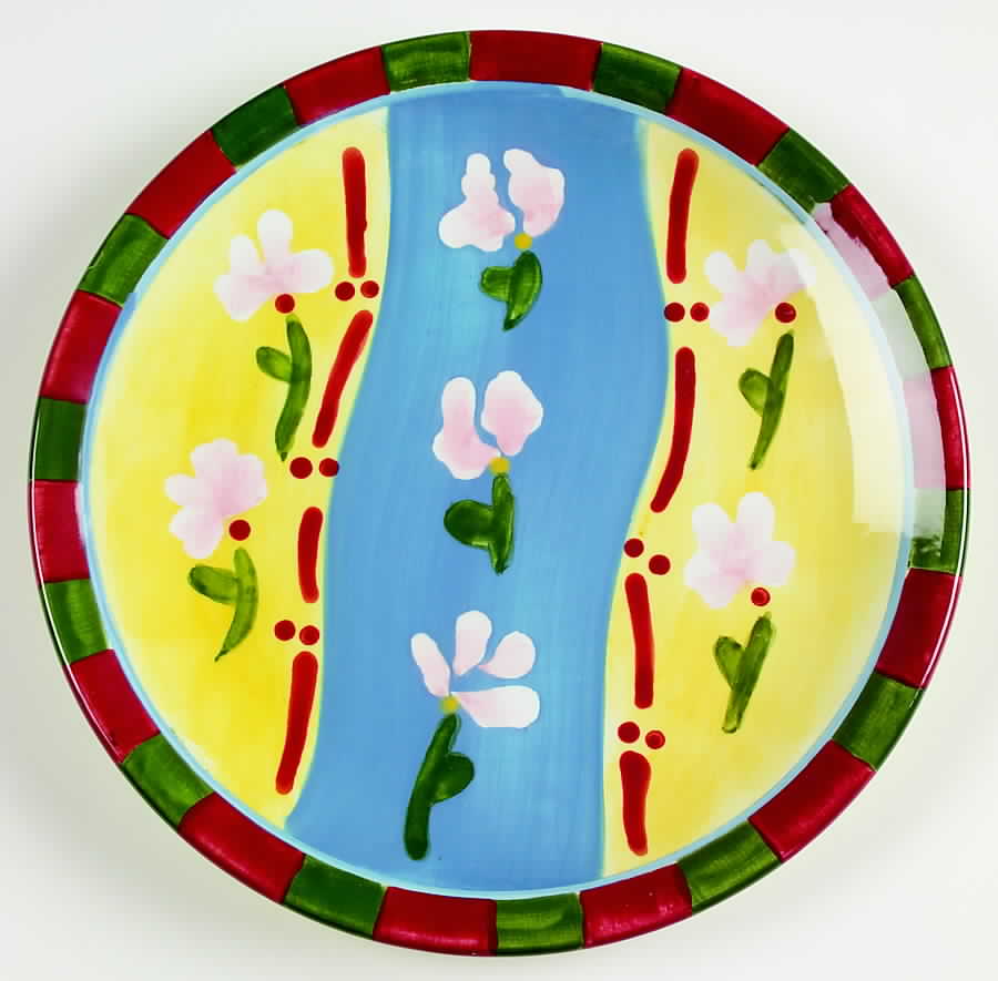 Taboo Saffron Salad Plate by Dansk-1