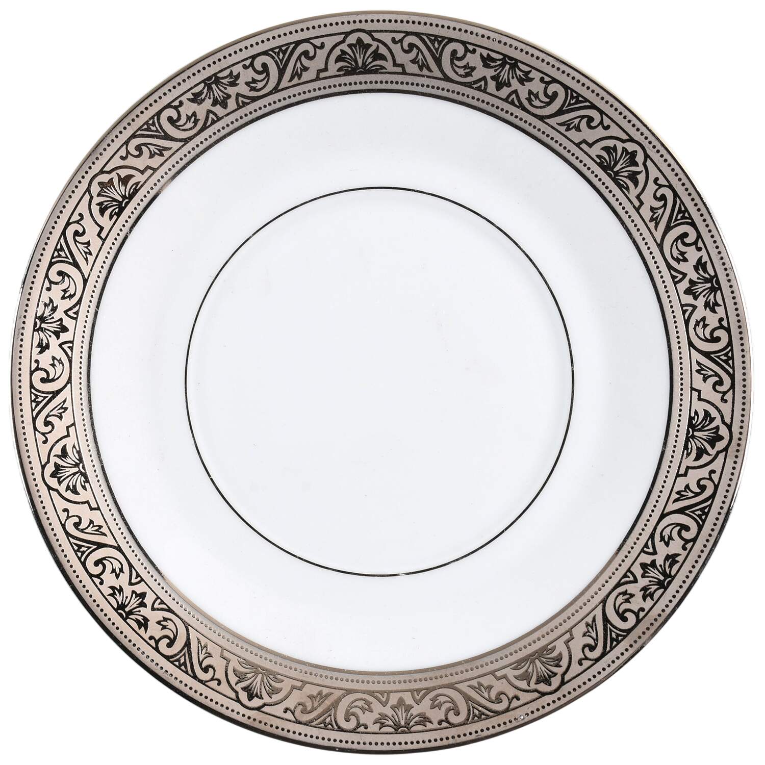 Trianon Platinum Saucer by Philippe Deshoulieres-1