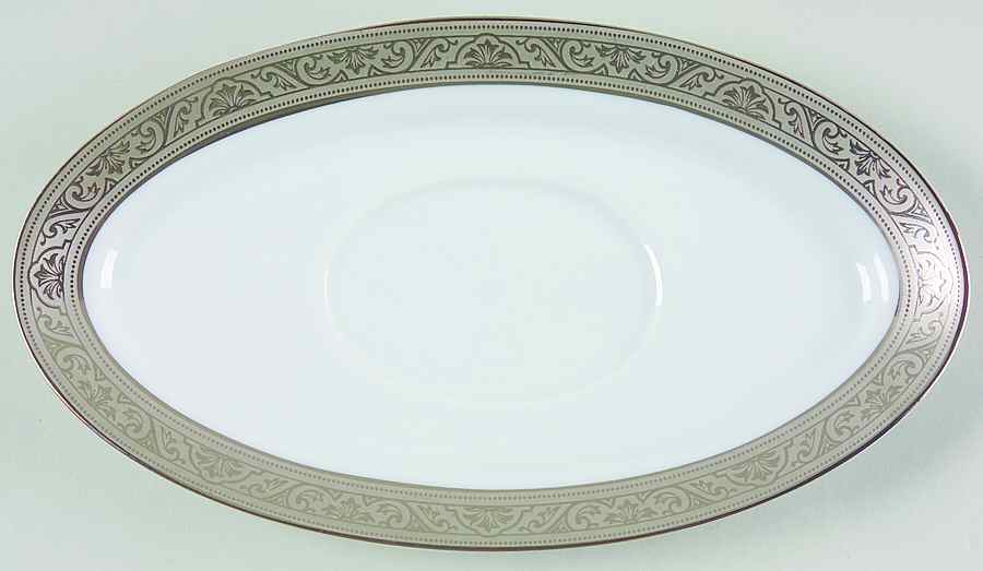 Trianon Platinum Underplate for Gravy Boat by Philippe Deshoulieres-1