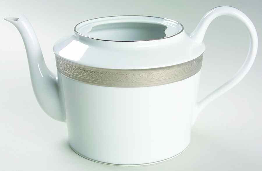 Trianon Platinum Teapot No Lid by Philippe Deshoulieres-1