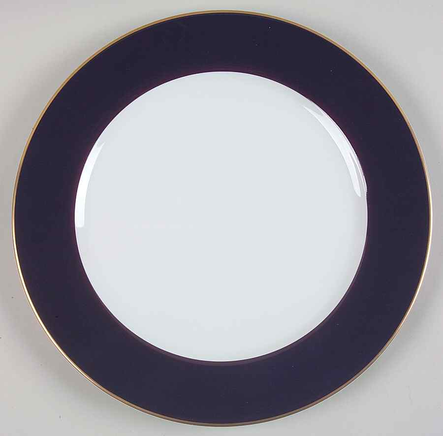 Indienne Bleu Marine (Navy Blue) Service Plate (Charger) by Philippe Deshoulieres-1