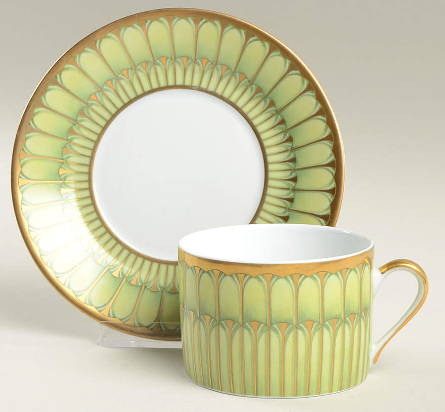 Arcades Flat Cup & Saucer Set by Philippe Deshoulieres-1
