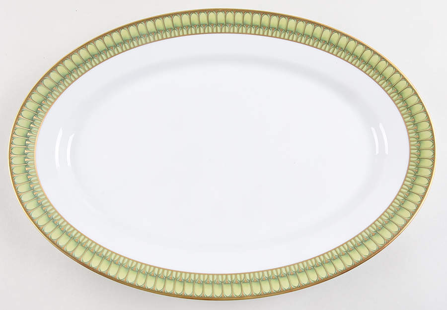 Arcades 16" Oval Serving Platter by Philippe Deshoulieres-1