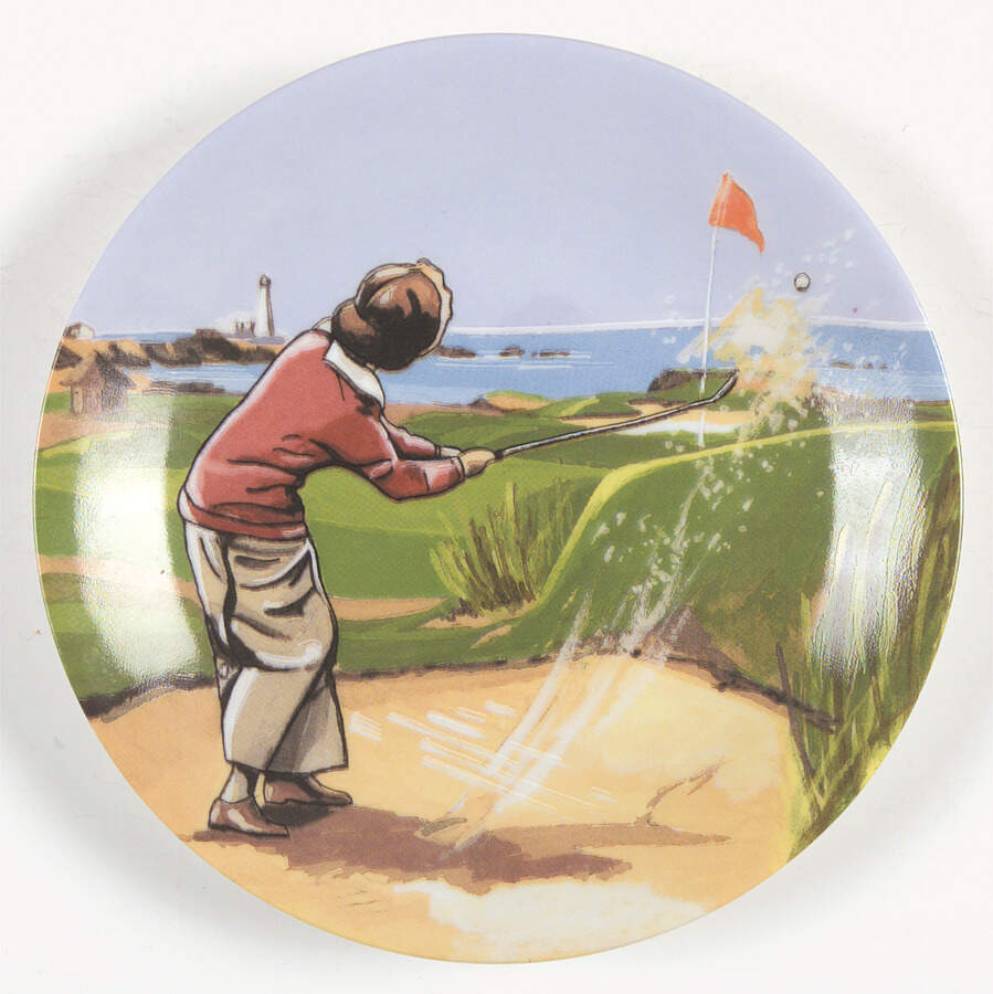 Golfers Canape Plate by Philippe Deshoulieres-1