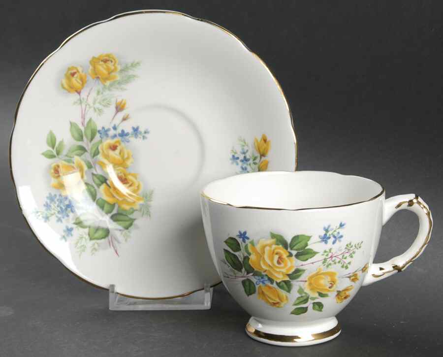 DLP4 Footed Cup & Saucer Set by Delphine-1