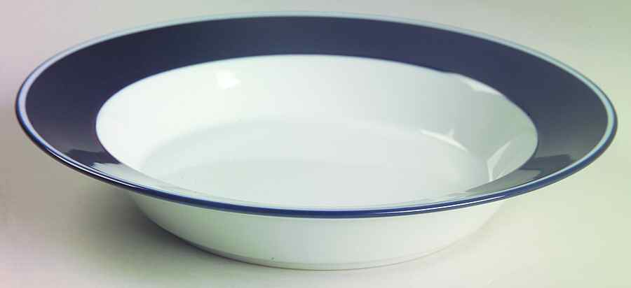 Adagio Blue (Japan) Rim Soup Bowl by Dansk-1