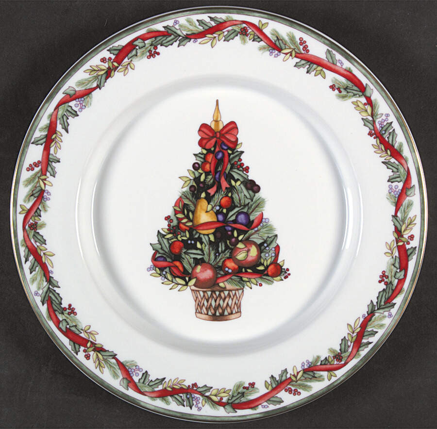 Nordic Holiday (Fruit Tree) Salad Plate by Dansk-1