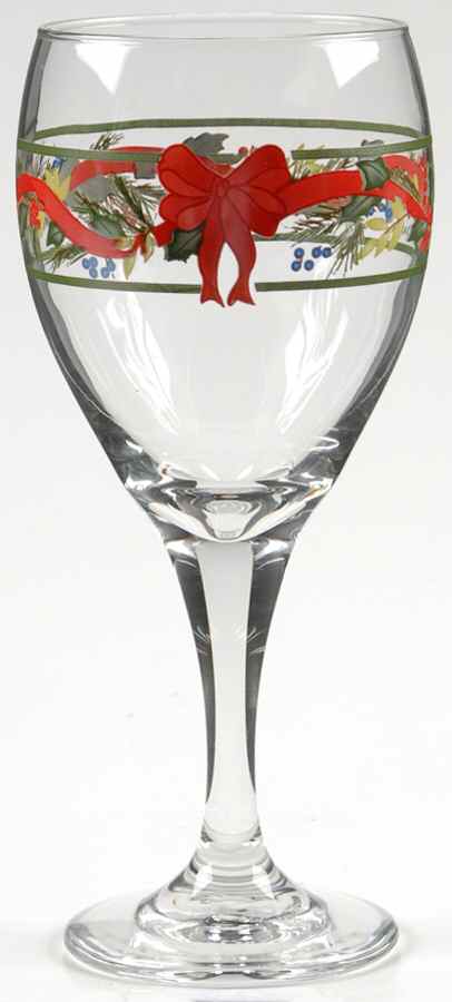 Nordic Holiday (Fruit Tree) 10 Oz Glassware Goblet by Dansk-1