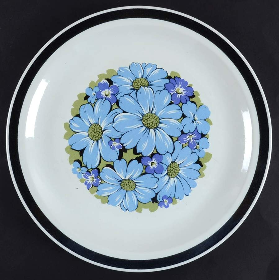Blue Shasta 12" Chop Plate (Round Platter) by Designers Collection-1
