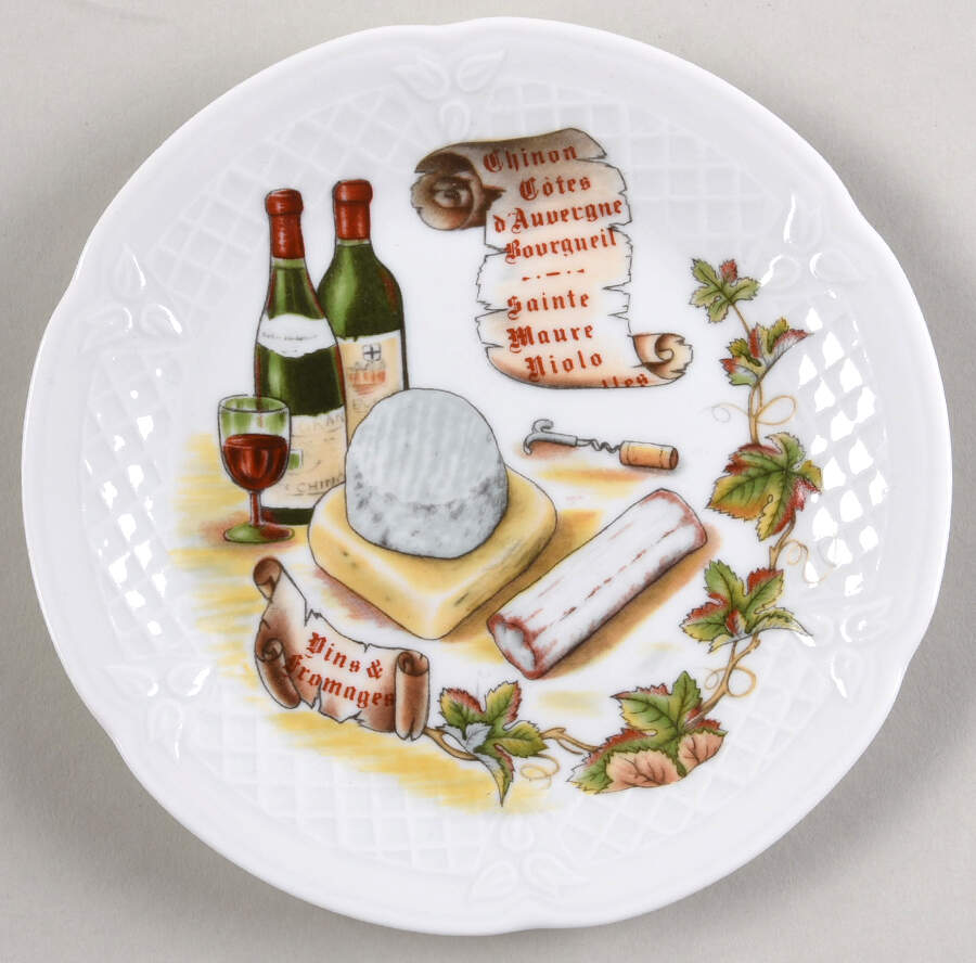 Wine And Cheese Canape Plate by Philippe Deshoulieres-1