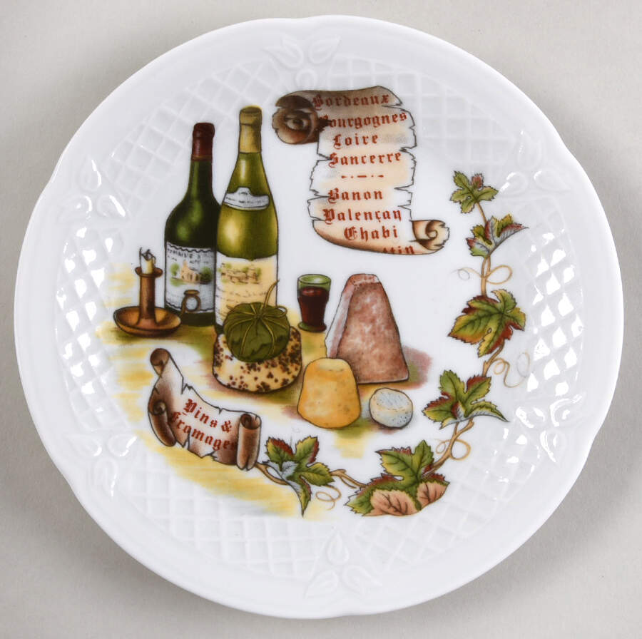 Wine And Cheese Canape Plate by Philippe Deshoulieres-1