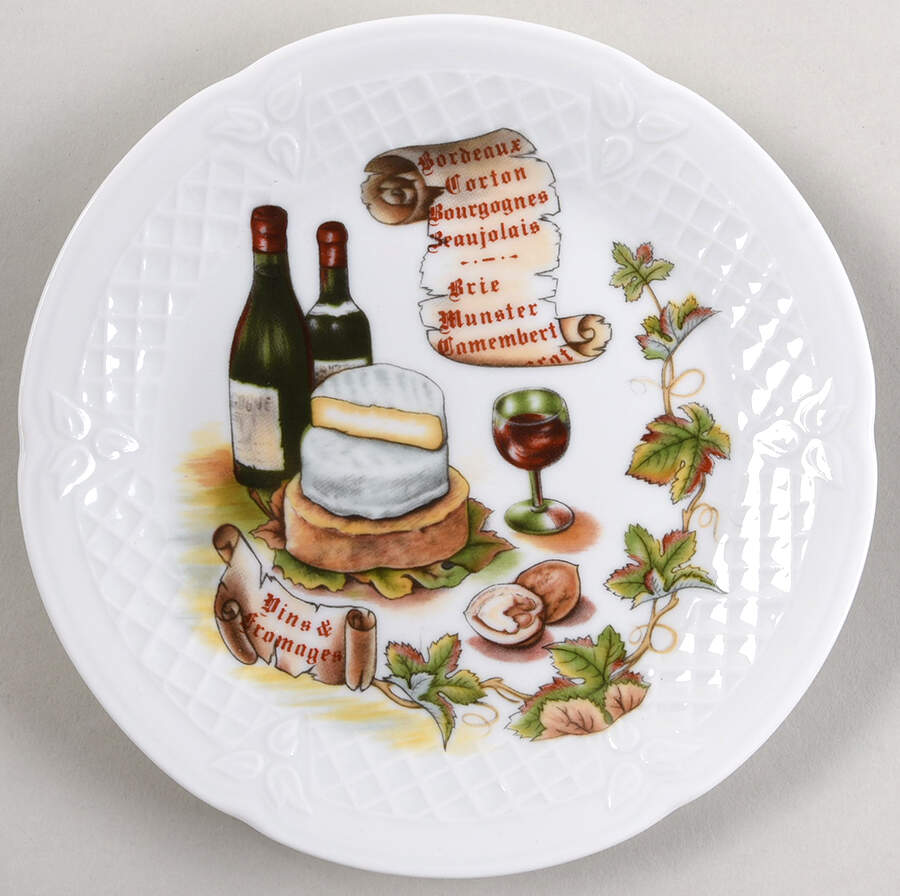 Wine And Cheese Canape Plate by Philippe Deshoulieres-1