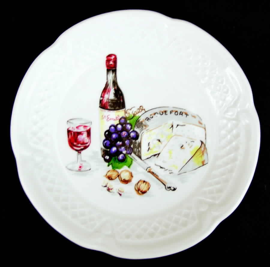 Wine And Cheese Canape Plate by Philippe Deshoulieres-1