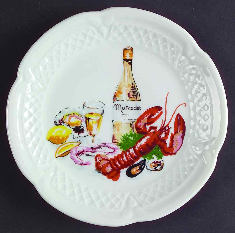 Wine And Cheese Canape Plate by Philippe Deshoulieres-1